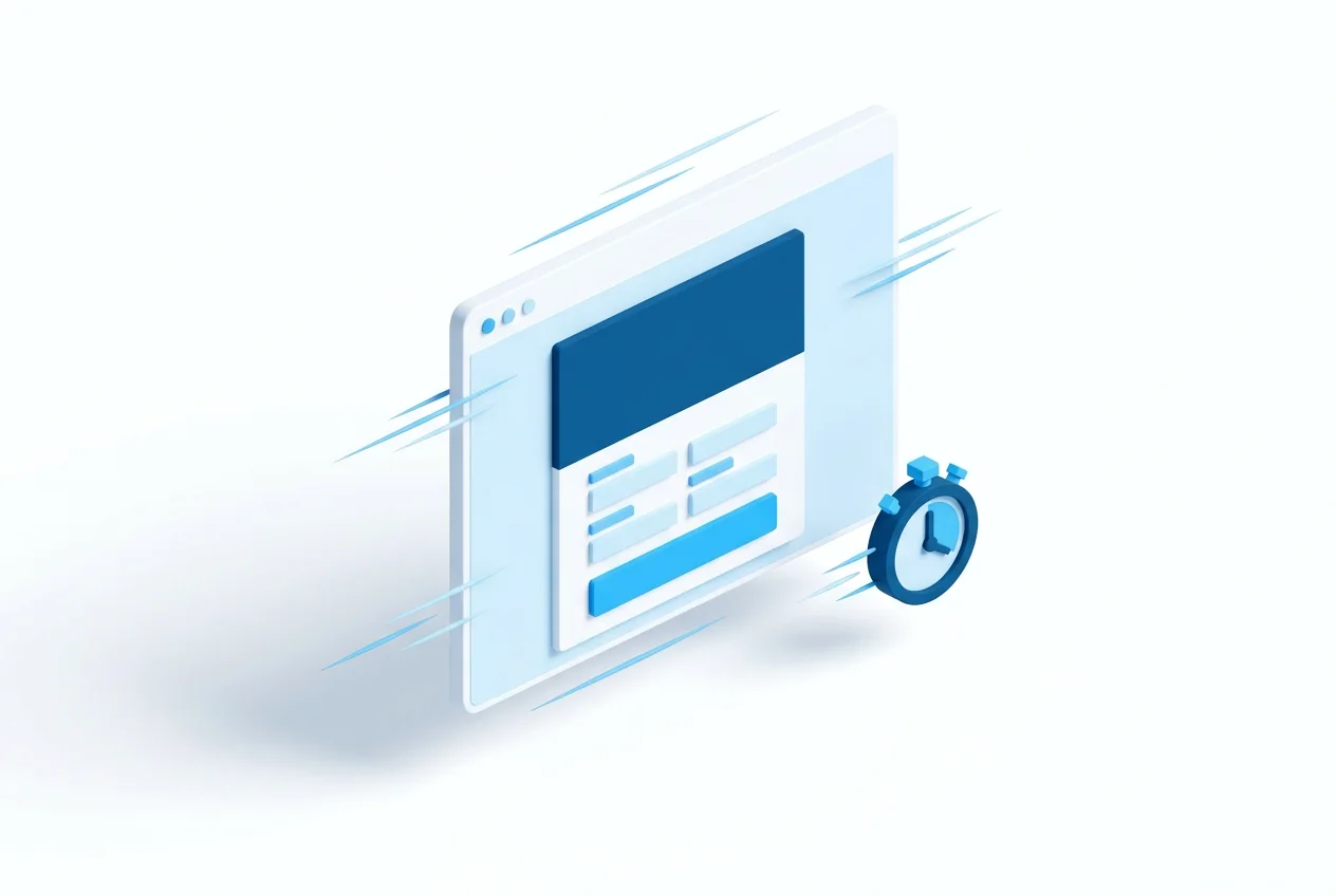 Illustration isométrique du guide : Une landing page qui convertit : les principes